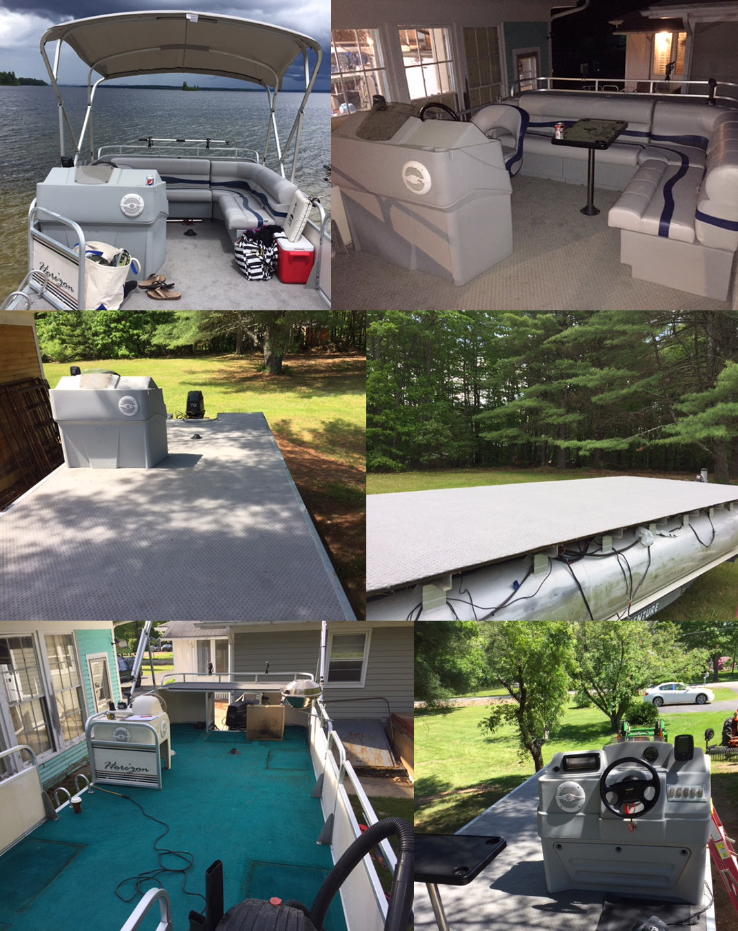 Premium Pontoon Boat Furniture Renovation