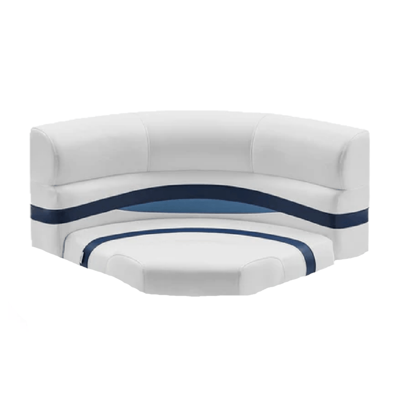 36" Radius Premium Pontoon Corner Cushions Only