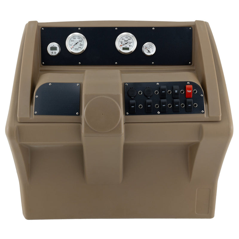 DeckMate Luxury Deluxe Large Helm Console Carbon