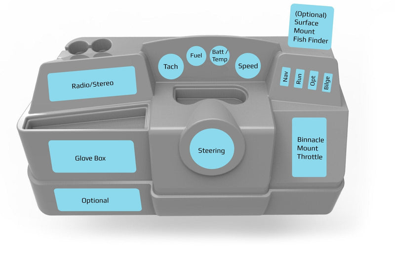 DeckMate Large Console Surface Parts