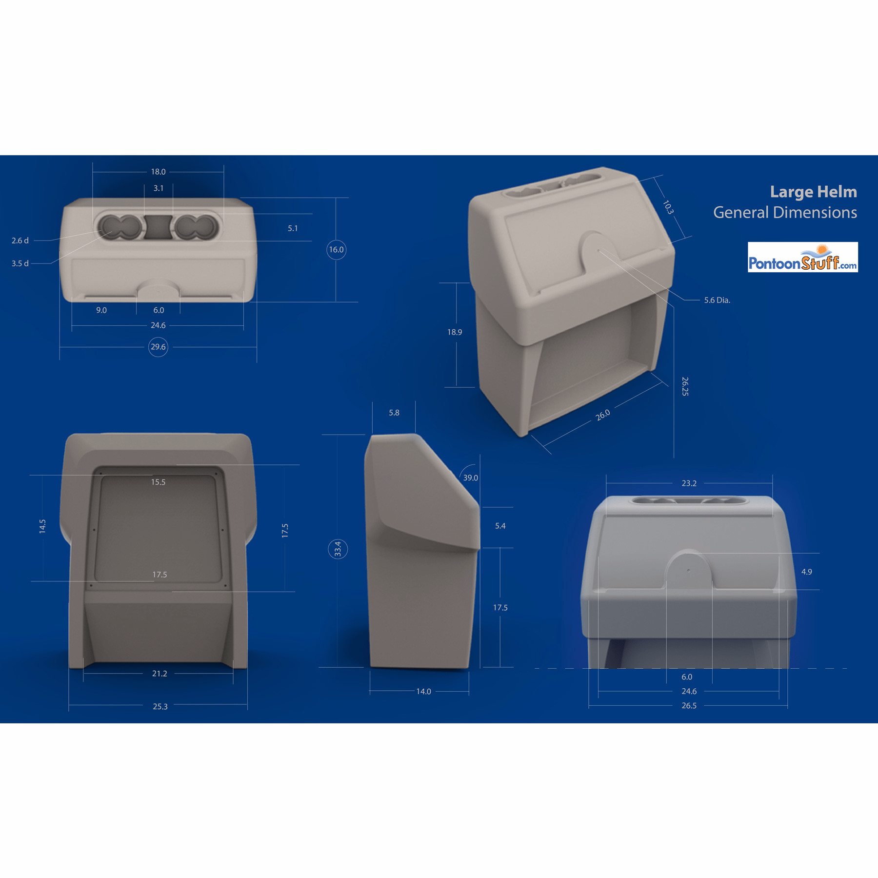 Pontoon Boat Seats (PG1566)