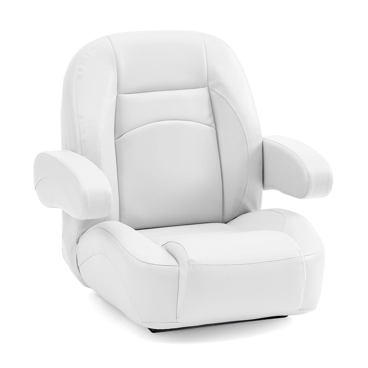 Pontoon Helm Chair #color_white, blue & light blue