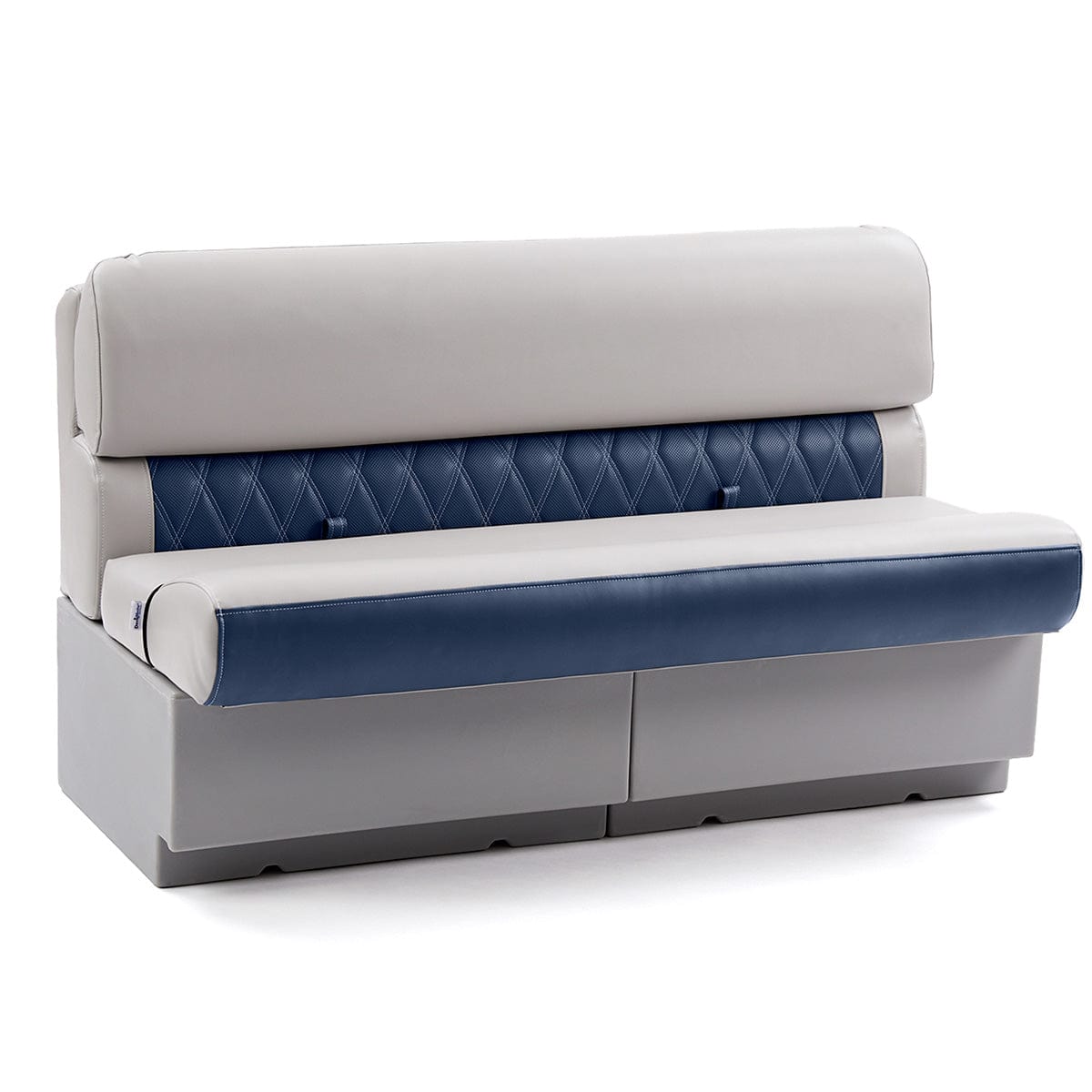 DeckMate Luxury Boat Bench #color_navy & gray