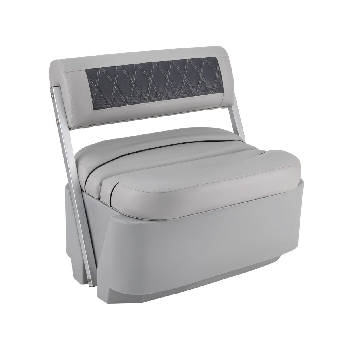 Pontoon Boat Seat Luxury Flip Flop #color_charcoal & gray