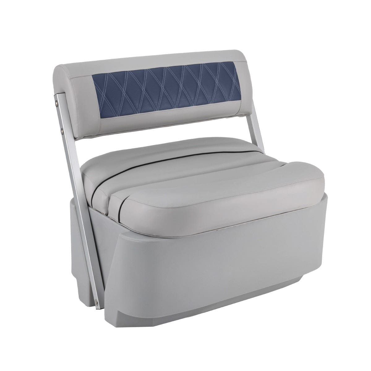 DeckMate Pontoon Luxury Flip Flop Seat #color_navy & gray