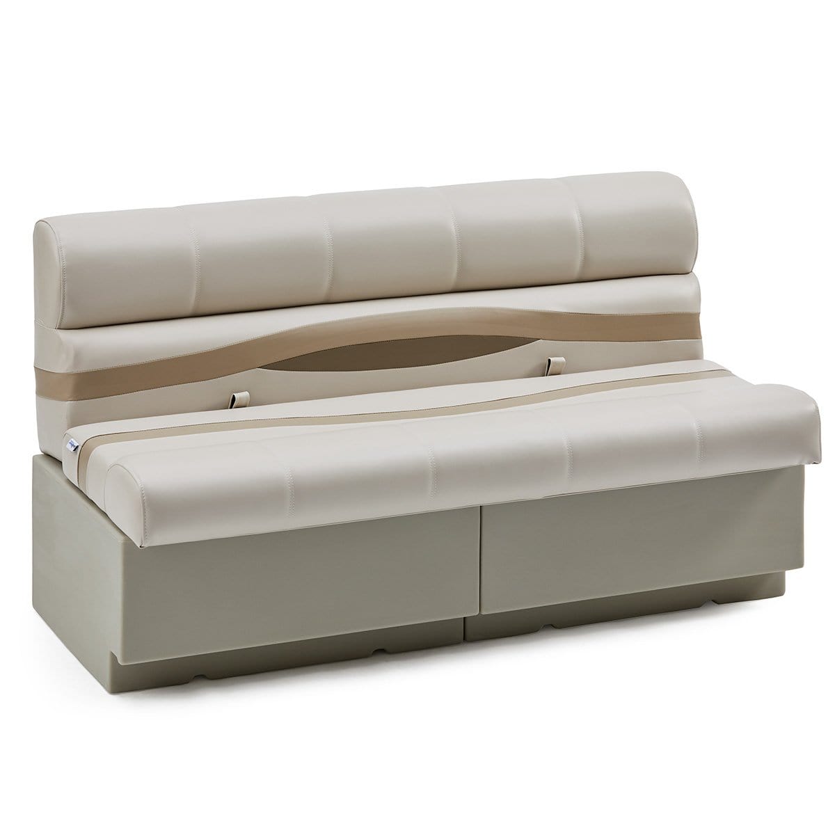 Pontoon Boat Long Bench Seat #color_ivory, tan & beige