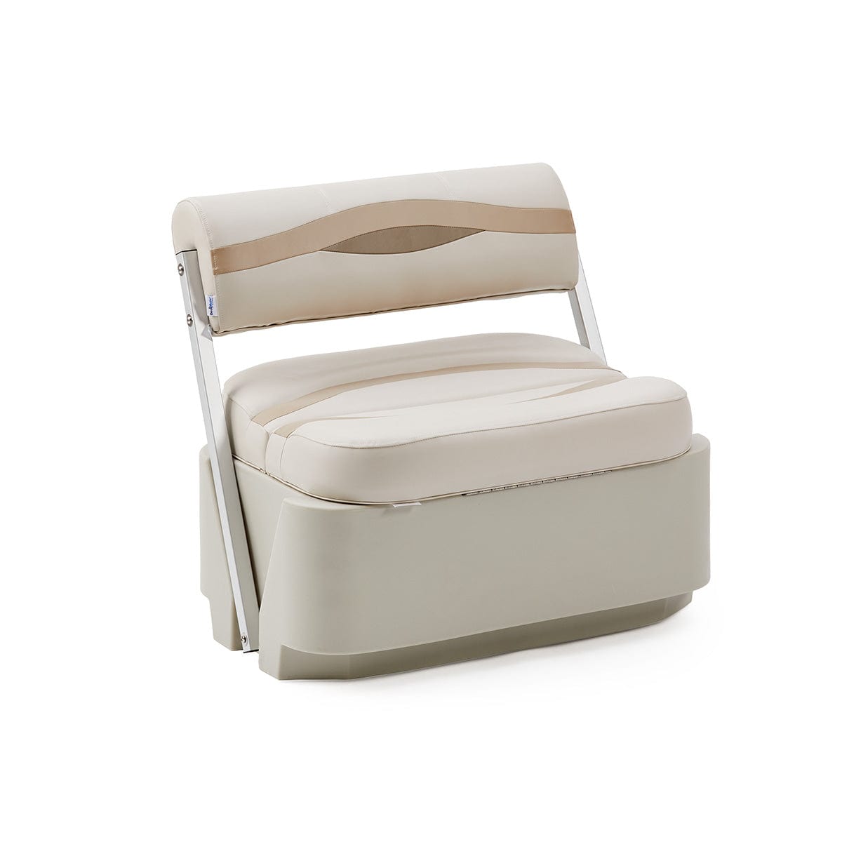 Pontoon Boat Flip Flop Seats #color_ivory, tan & beige