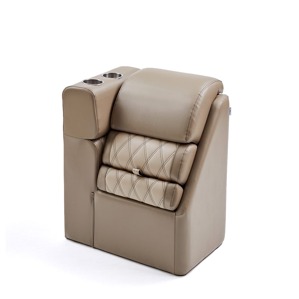 Pontoon Boat Seats Luxury Lean Back #color_tan & beige