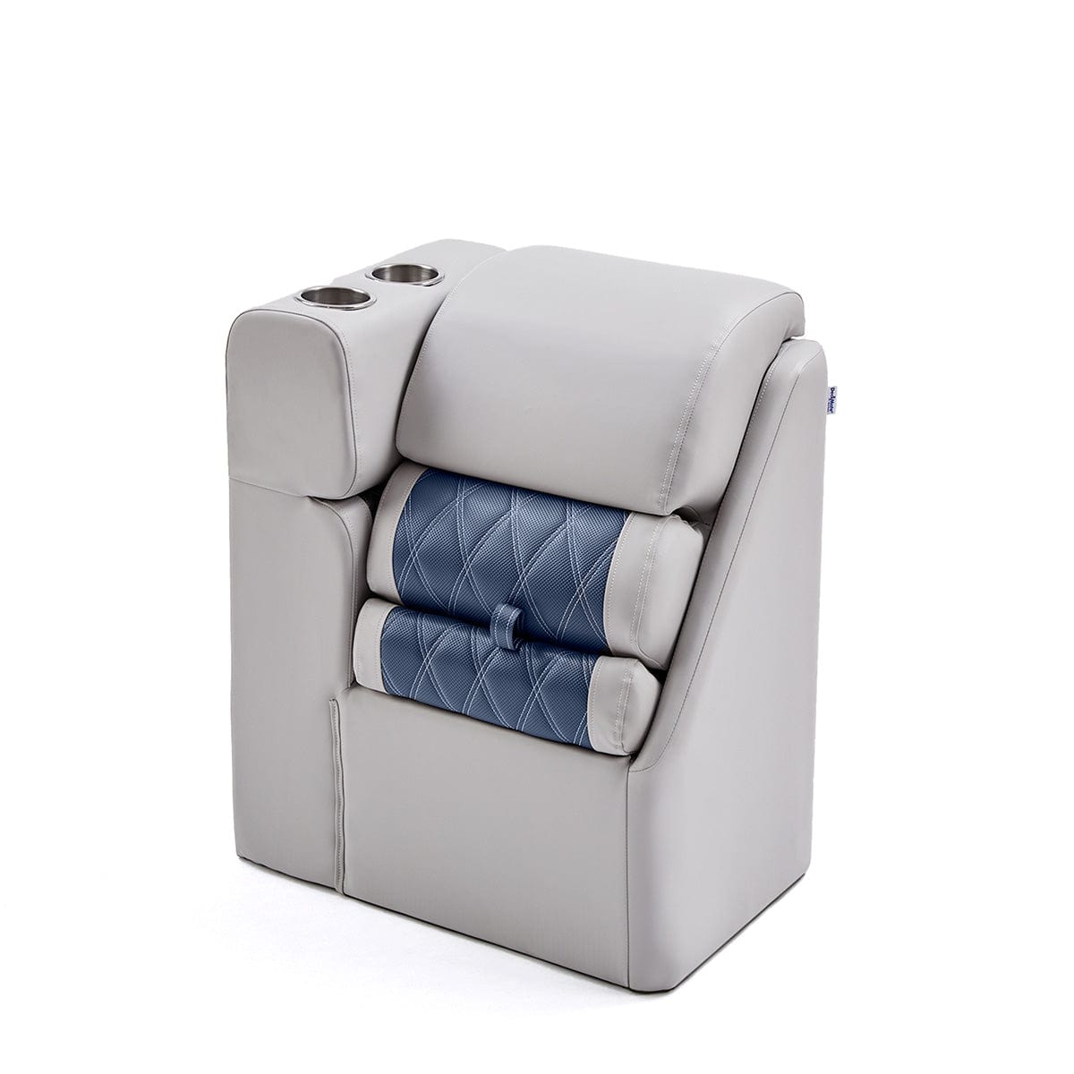 Pontoon Boat Seats Luxury Lean Back #color_navy & gray