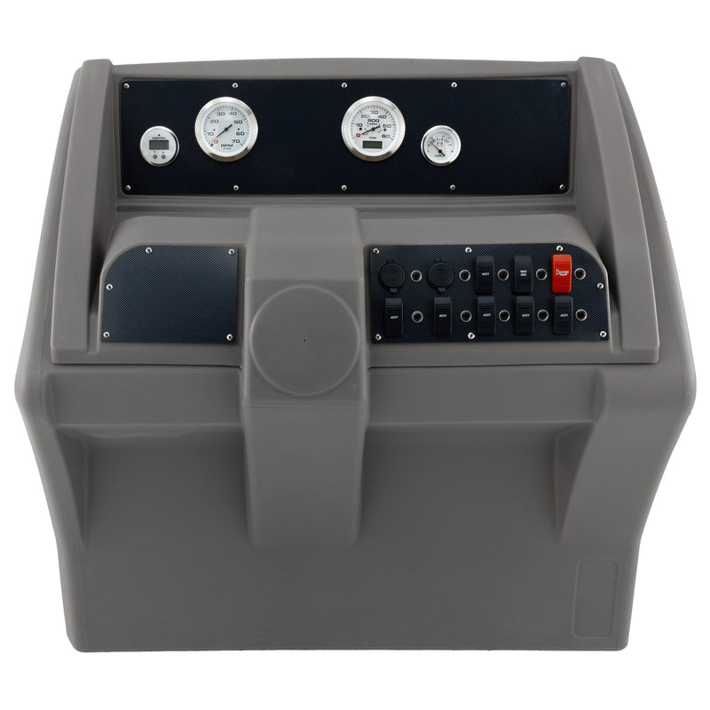 DeckMate Luxury Deluxe Large Helm Console Carbon