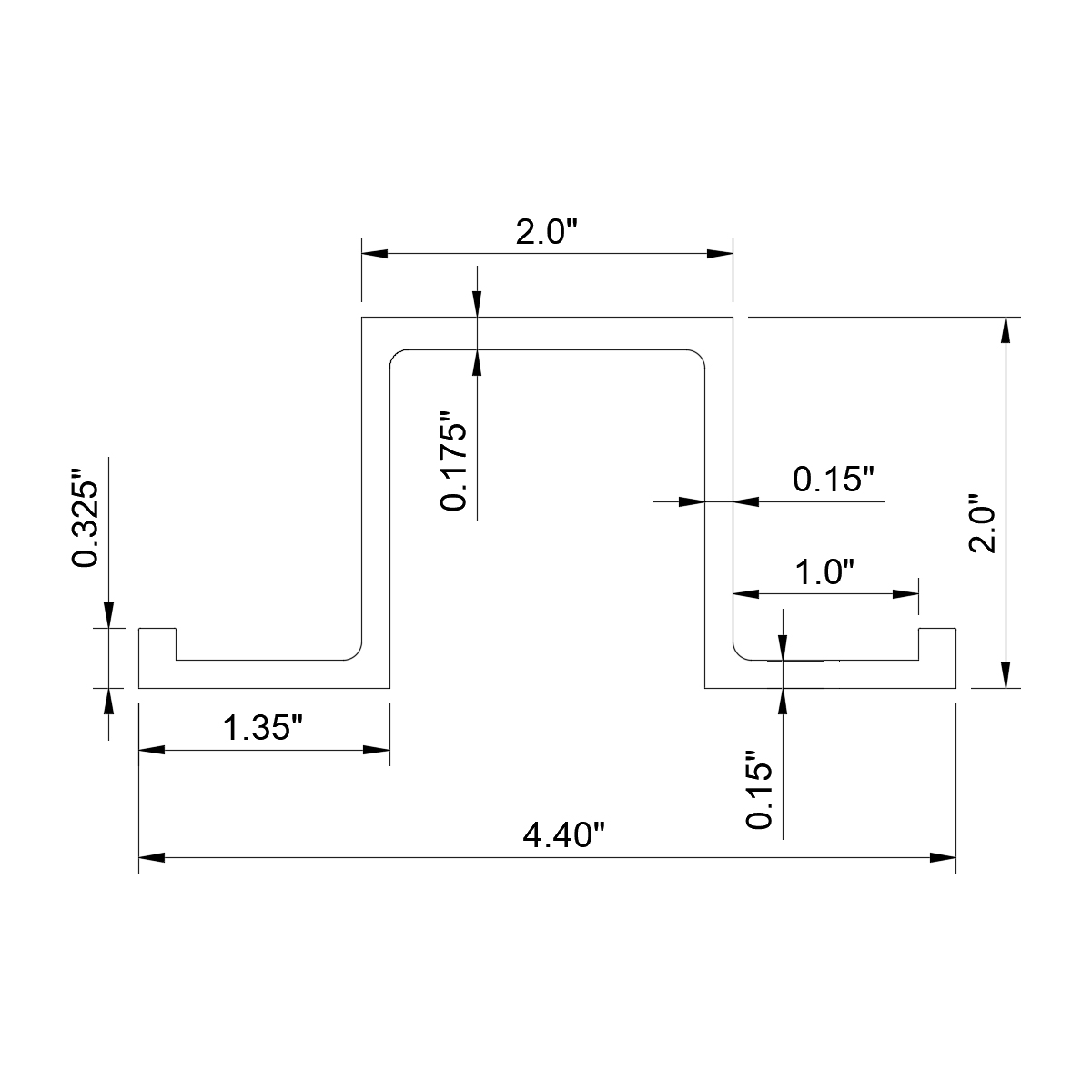 Aluminum Pontoon Cross Members