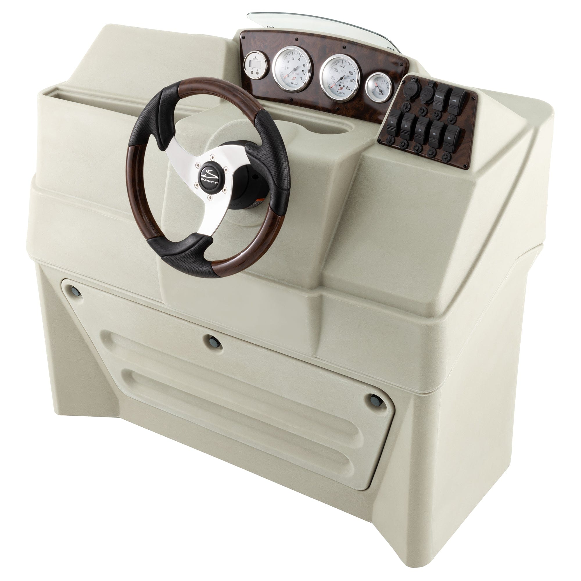 Premium Large Pontoon Console | Helm Package