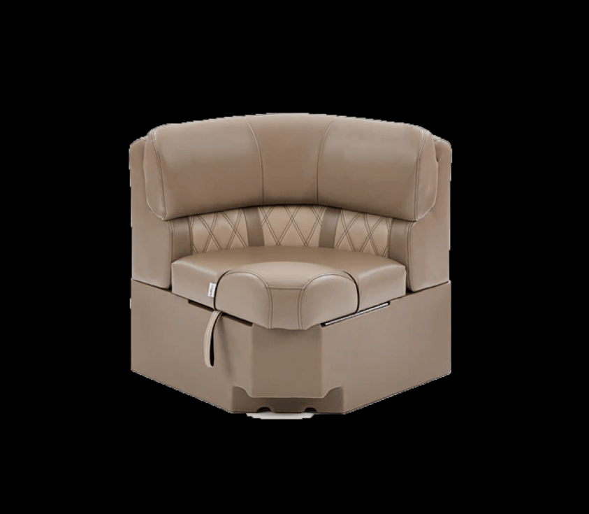 CLEARANCE ITEM CL-2451/CL-A927 | 30" Luxury Bow Radius Pontoon Seats | KL30-501