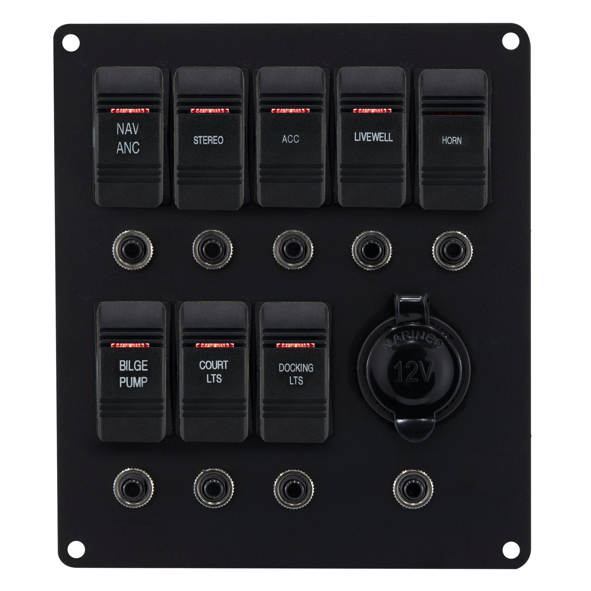 8 Switch Panel with 12V