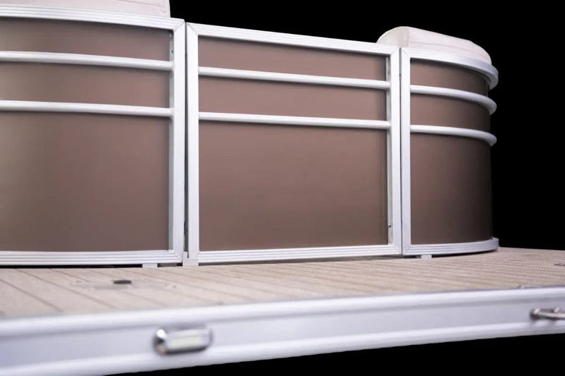 Full Width Sun Deck - 8' Wide Pontoon Fence Railing Package