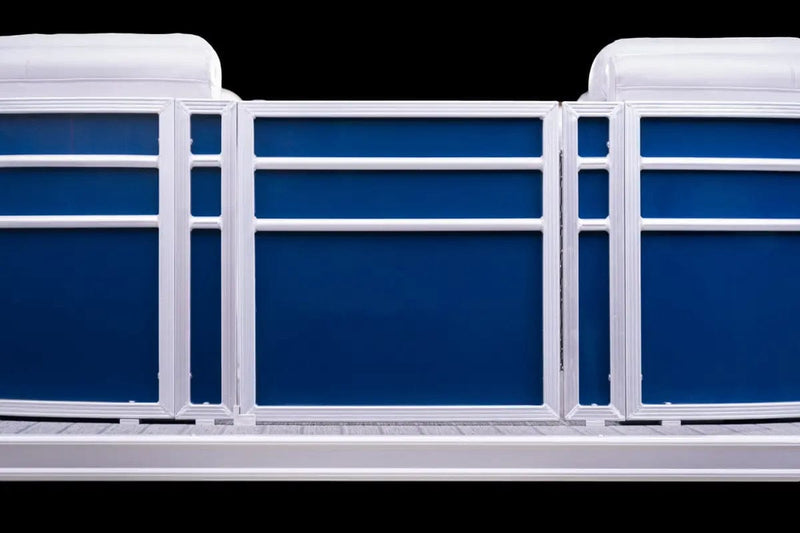 Full Width Sun Deck - 8' Wide Pontoon Fence Railing Package