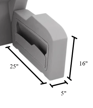 DeckMate Side Throttle and Storage Container