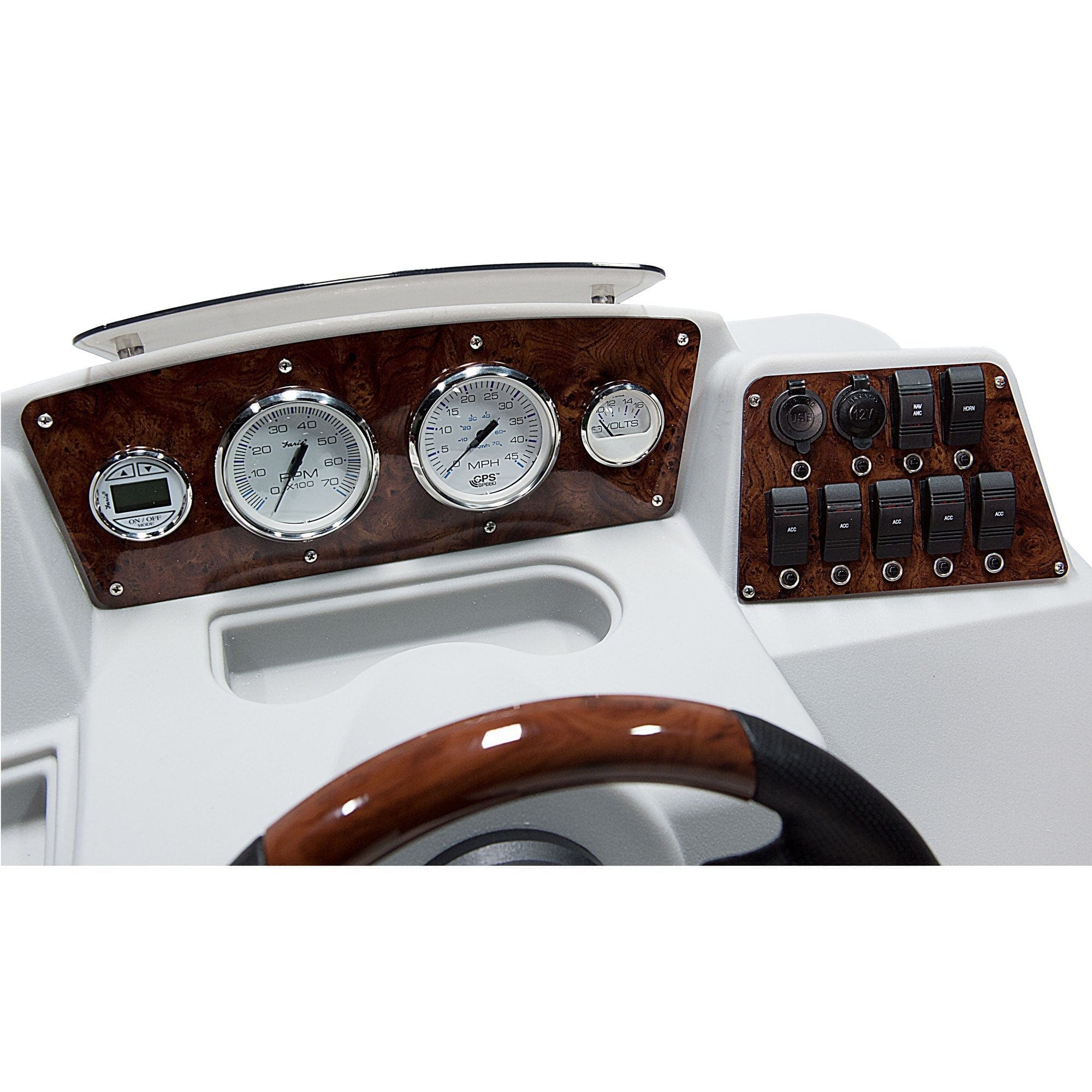 Luxury Large Pontoon Console | Helm Package