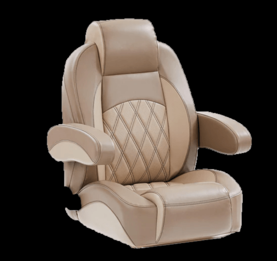 CLEARANCE ITEM CL-B086 | Luxury Reclining Pontoon Captain's Chair | RCL-501