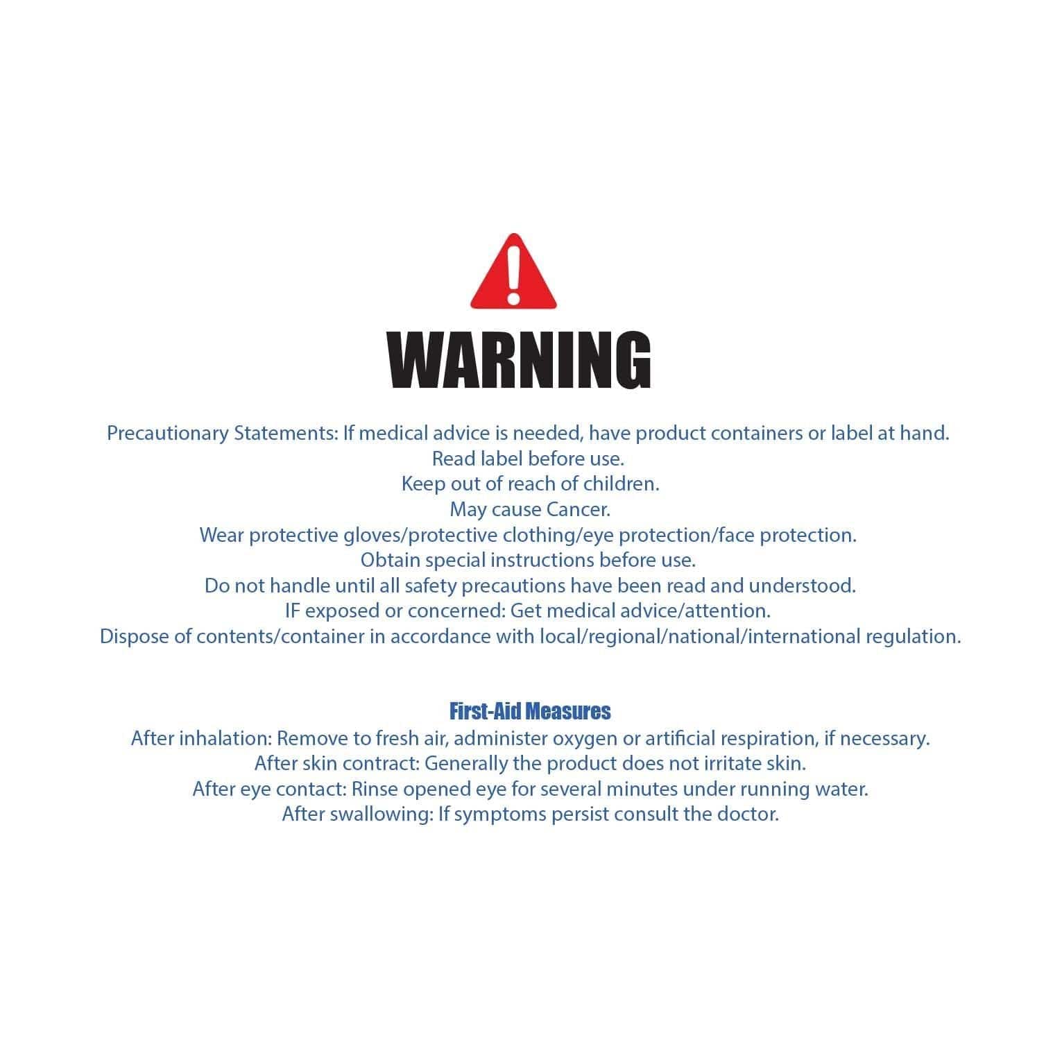 DeckMate Pontoon Deck Flooring Adhesive warning