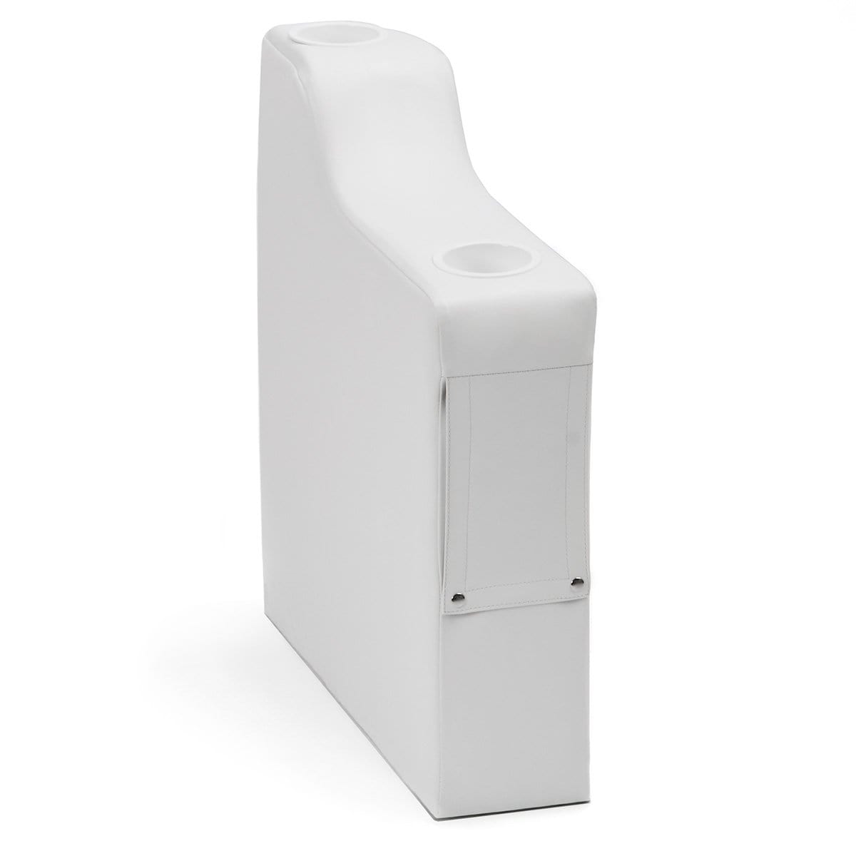 DeckMate Classic Pontoon Boat Seat Armrest  #color_white