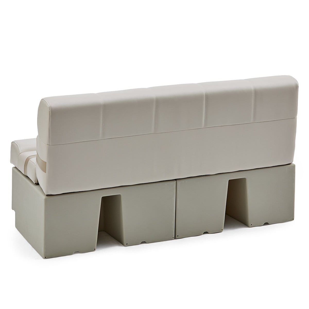 DeckMate Pontoon Bench Seat rear #color_ivory, tan & beige