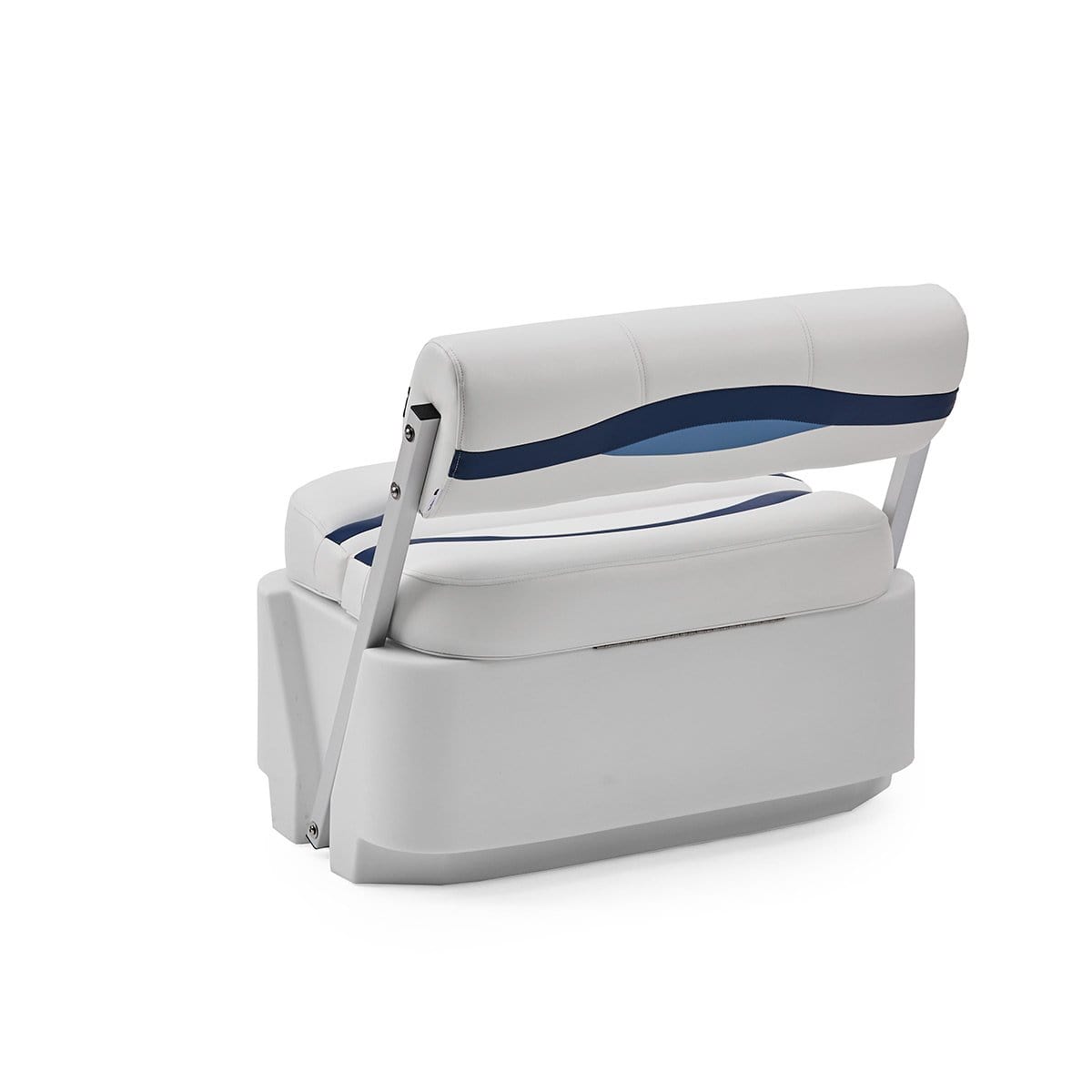 DeckMate Pontoon Flip Flop Seat back #color_white, blue & light blue