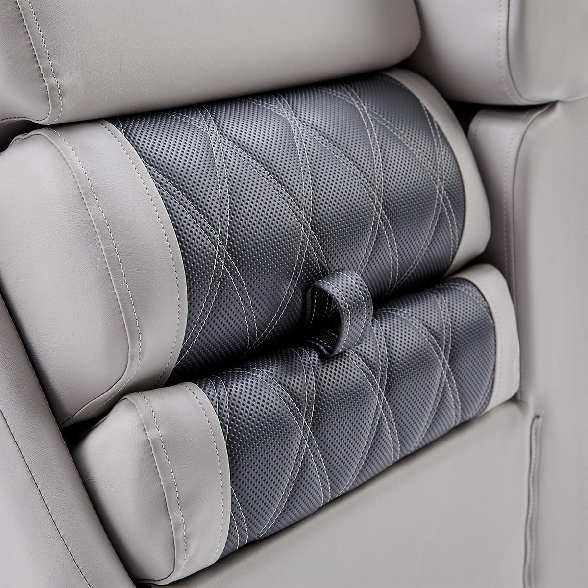 DeckMate Luxury Lean Back Seat zoom #color_charcoal & gray