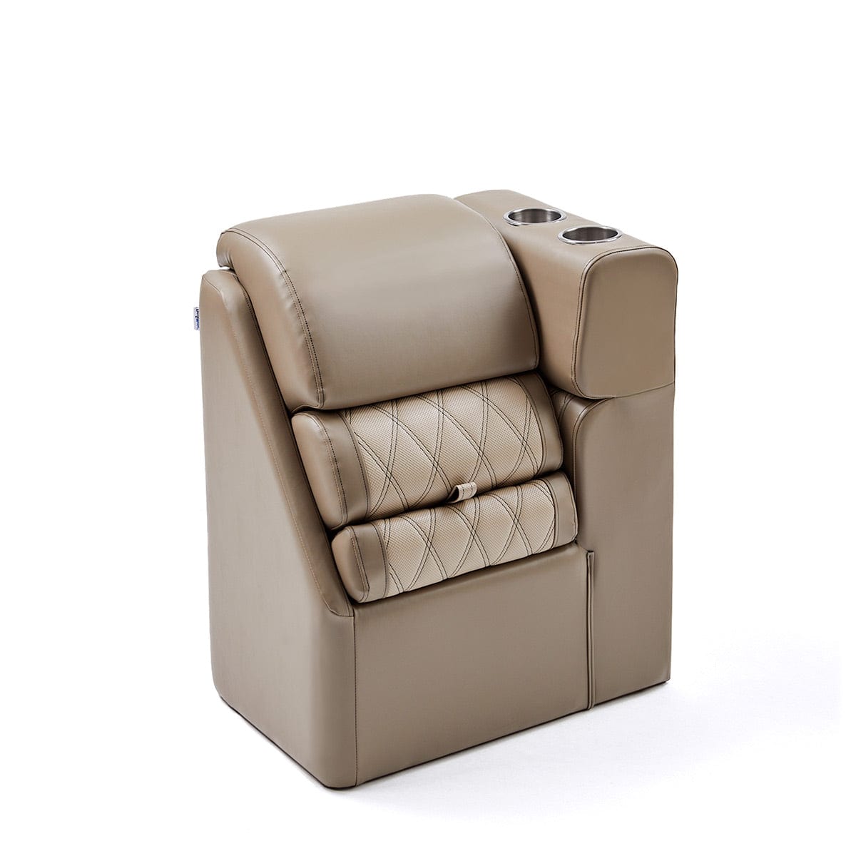 Harris Pontoon Boat Reclining Helm Seat 2254763 | Beige Brown