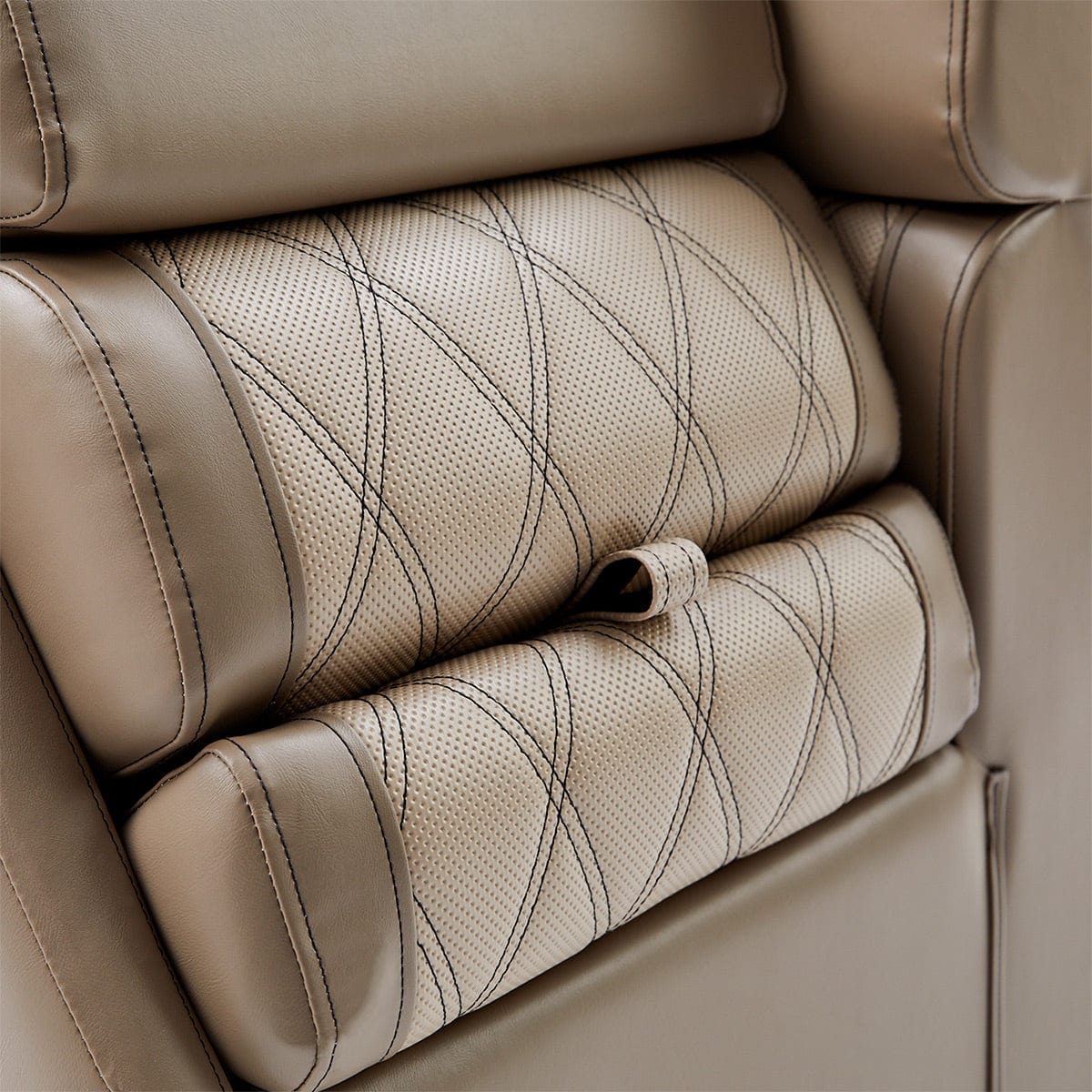 DeckMate Luxury Lean Back Seat zoom #color_tan & beige