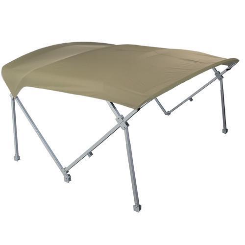 heavy duty pontoon bimini package #color_beige