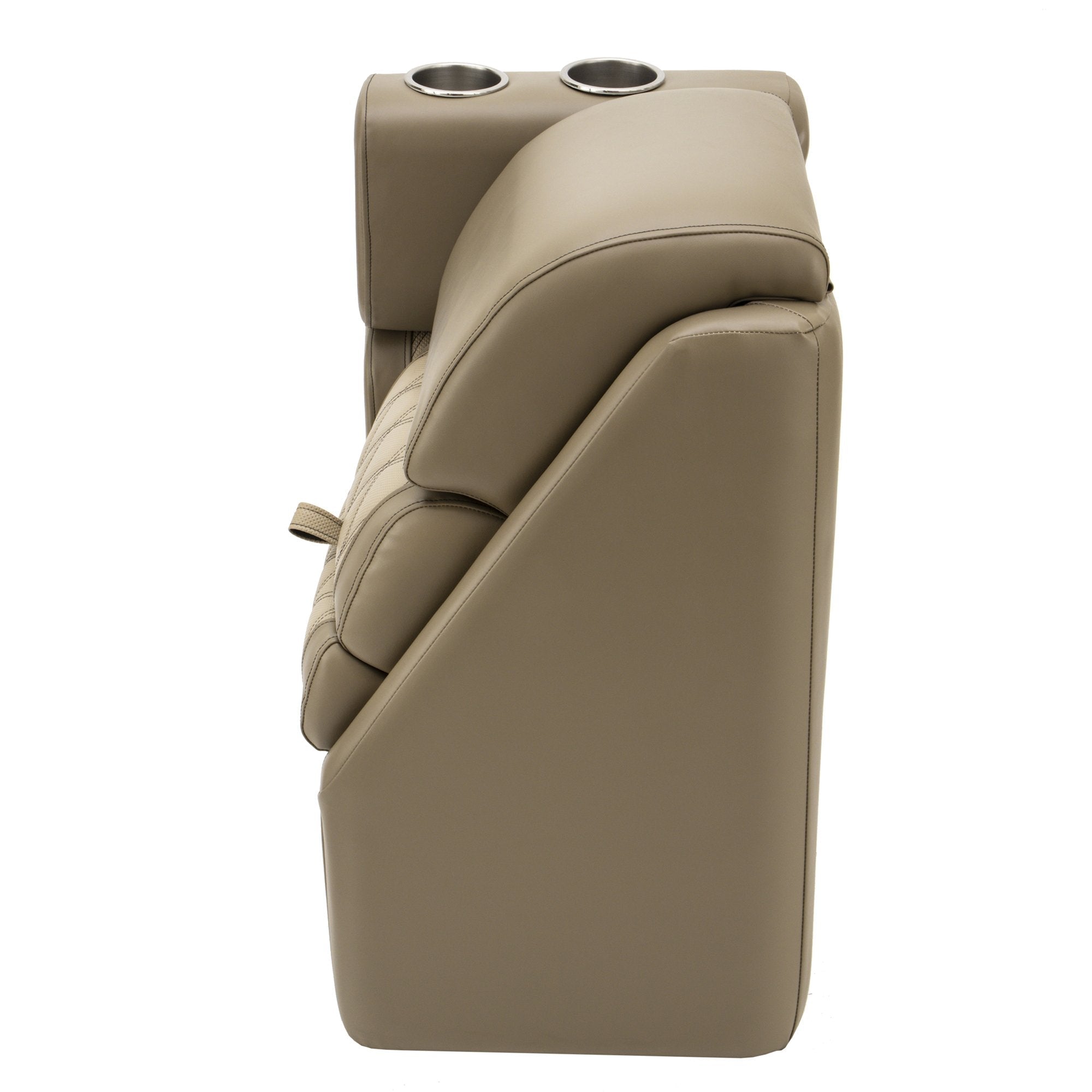 DeckMate Luxury Pontoon Lean Back profile  #color_tan & beige