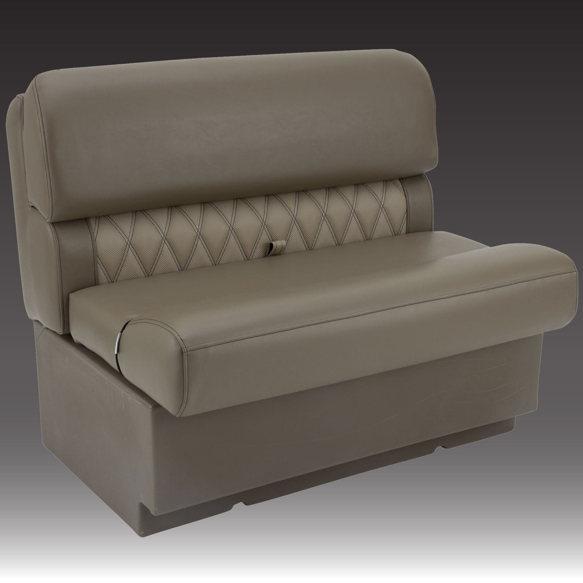 DeckMate Luxury Pontoon Bench Seat face #color_tan & beige