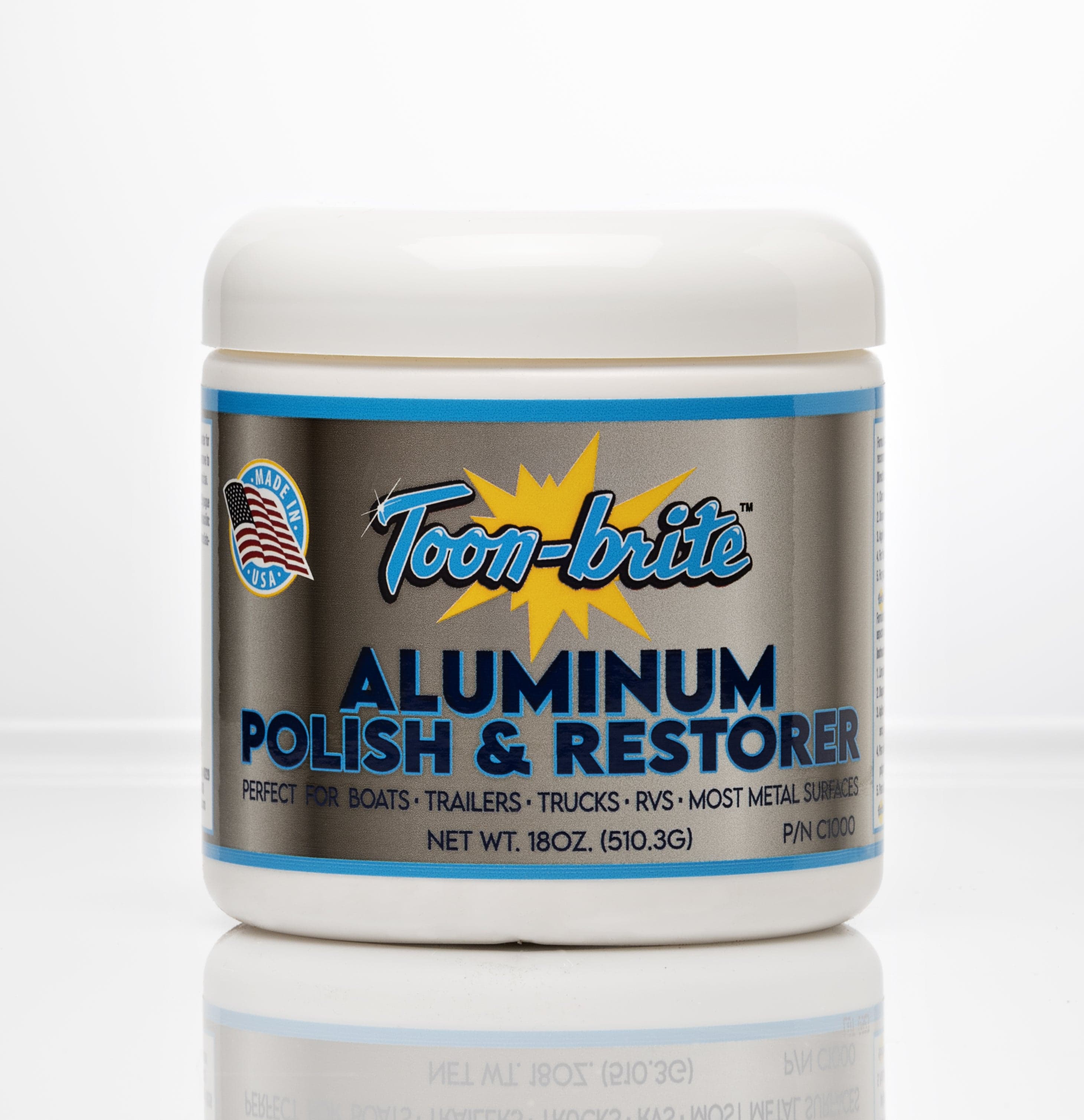 Toon-brite Aluminum Polish & Restorer | 18 oz Jar