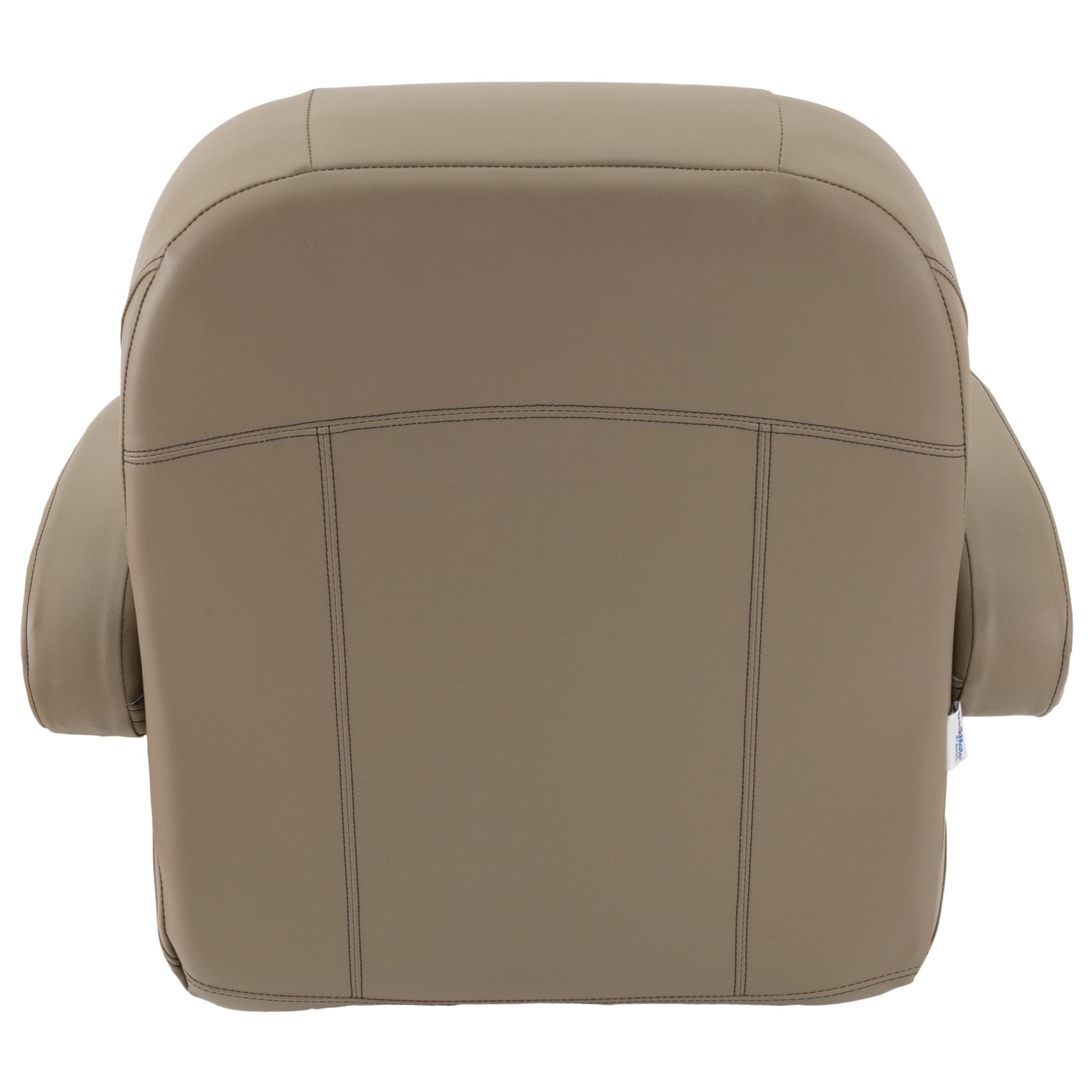 DeckMate Luxury Low Back Helm Chair back #color_tan & beige