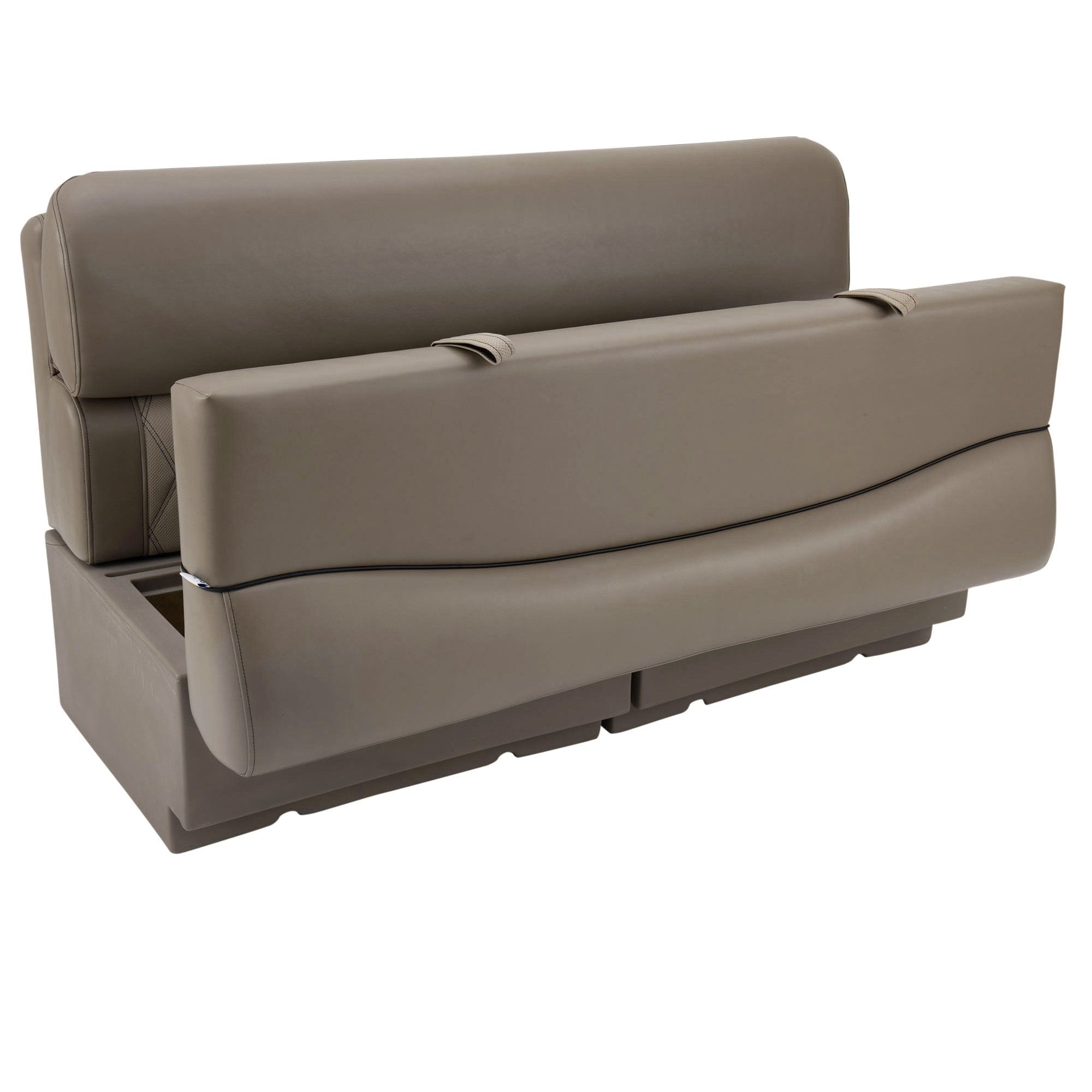 DeckMate Luxury Boat Bench side open #color_tan & beige