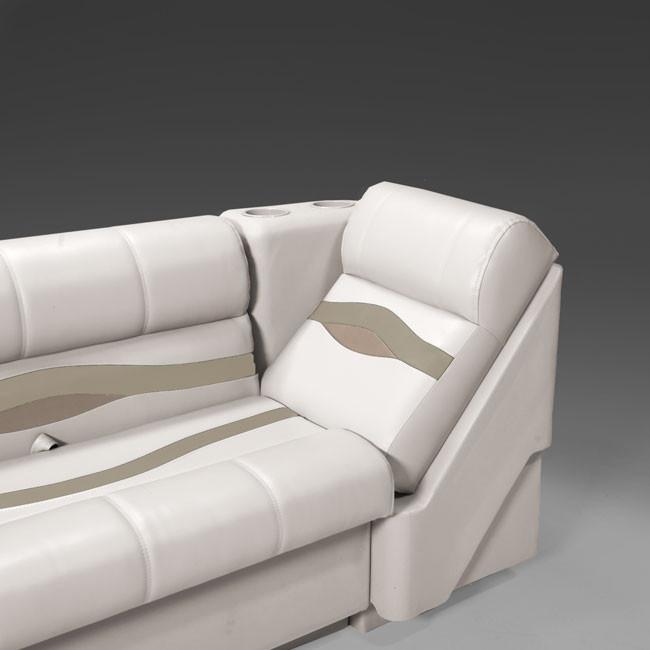 Ivory, Tan & Beige Pontoon Boat Seats