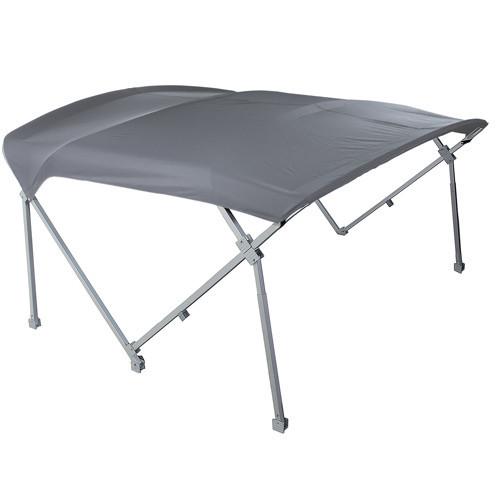 Gray heavy duty pontoon bimini top #color_gray