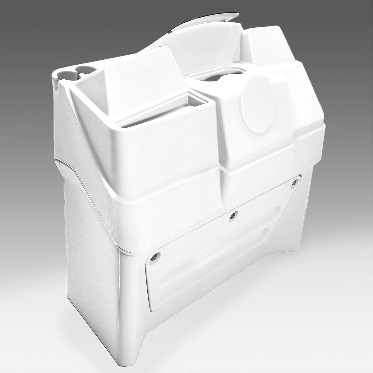 White Large Pontoon Boat Console