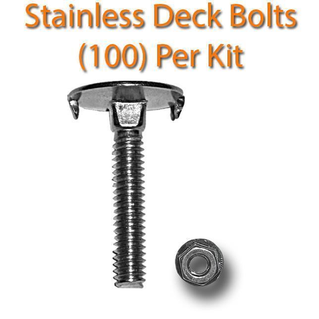 DeckMate Extreme Duty Pontoon Deck Kit deck bolts