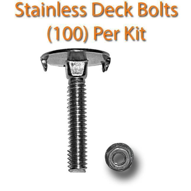 DeckMate 28oz Luxury Pontoon Deck Kit deck bolts