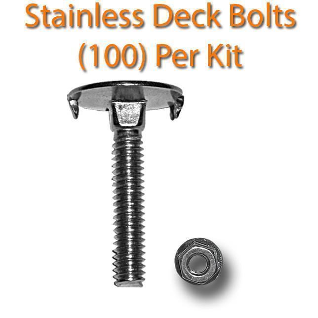 DeckMate Textured Carpet Pontoon Deck Kit deck bolts