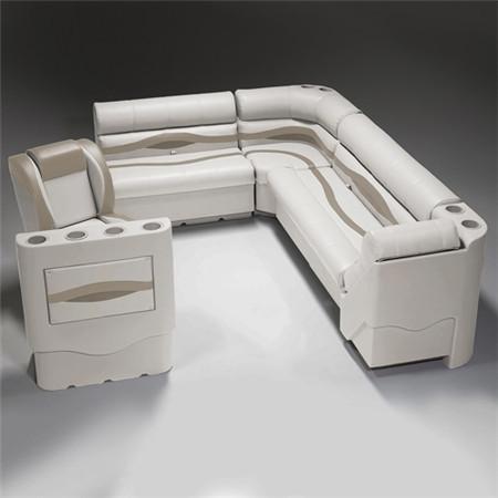 Ivory, Tan & Beige Pontoon Boat Seats