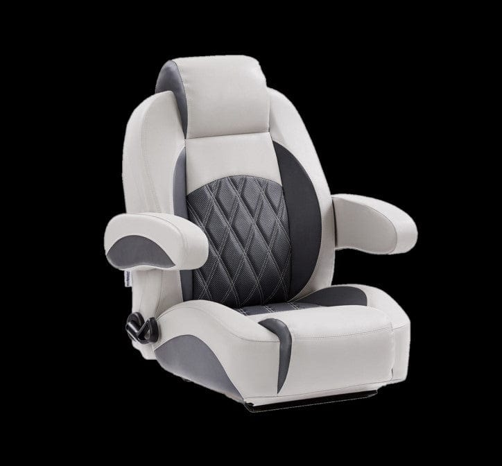 CLEARANCE ITEM CL-B087 | Luxury Reclining Pontoon Captain's Chair | RCL-500